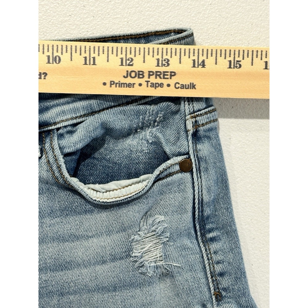Judy Blue Jeans 5/27 High Rise Destroyed Boyfriend Fit JB82170LT Light Wash - Picture 14 of 16